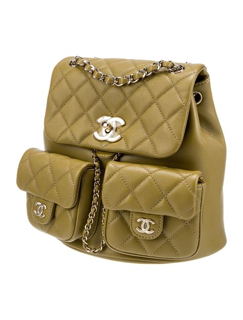 chanel green backpack|chanel duma backpack price.